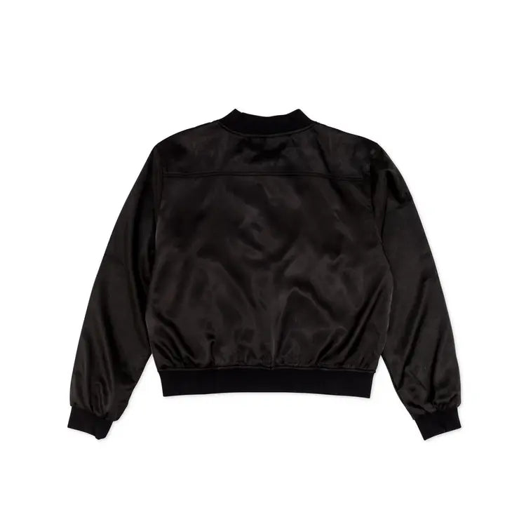 Satin Bomber Jacket