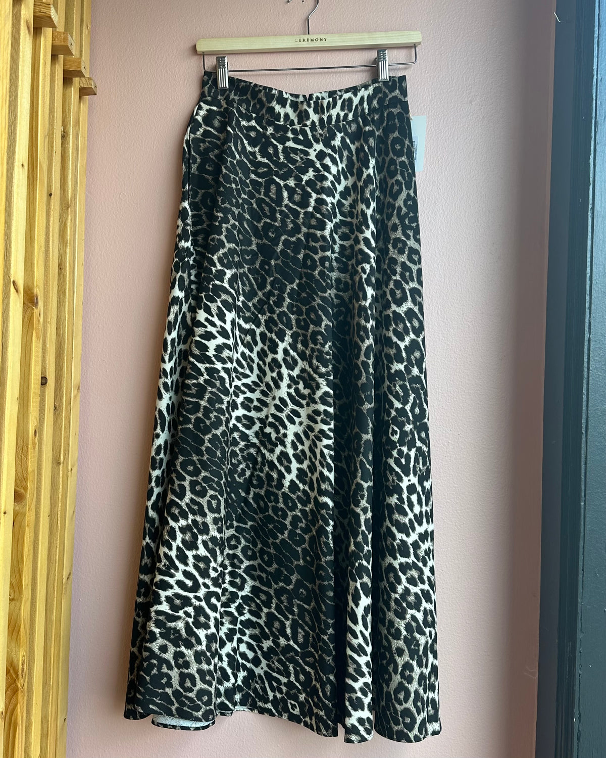 Gabi Leopard Skirt
