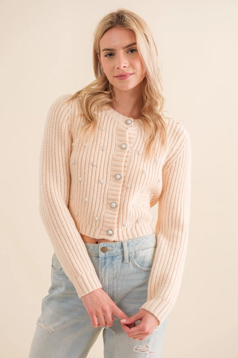 Genevieve Pearl Cardigan