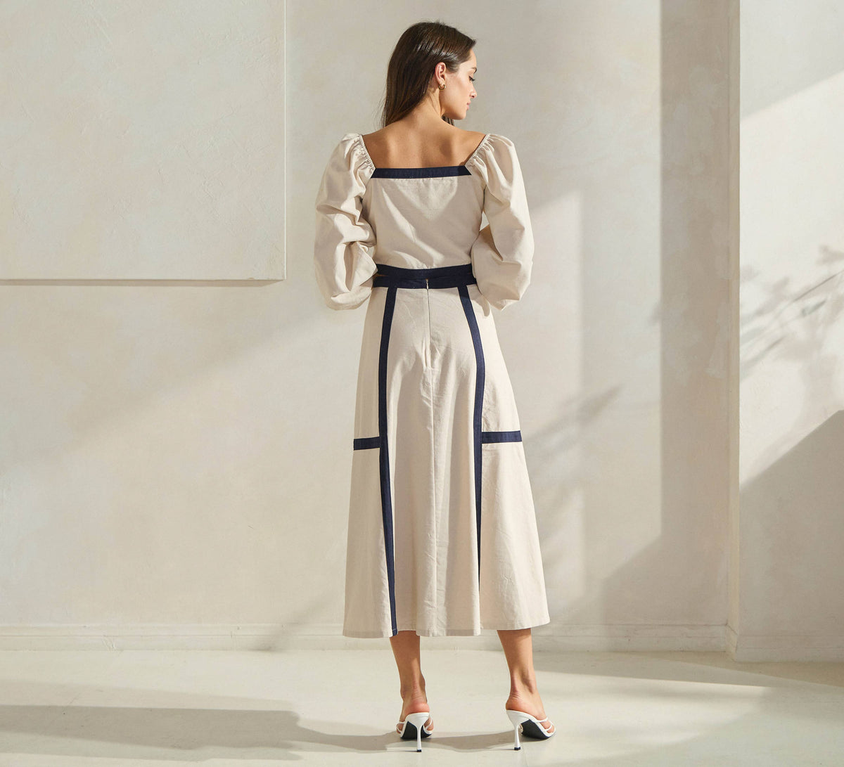 Soubrette Contrast Trim Skirt