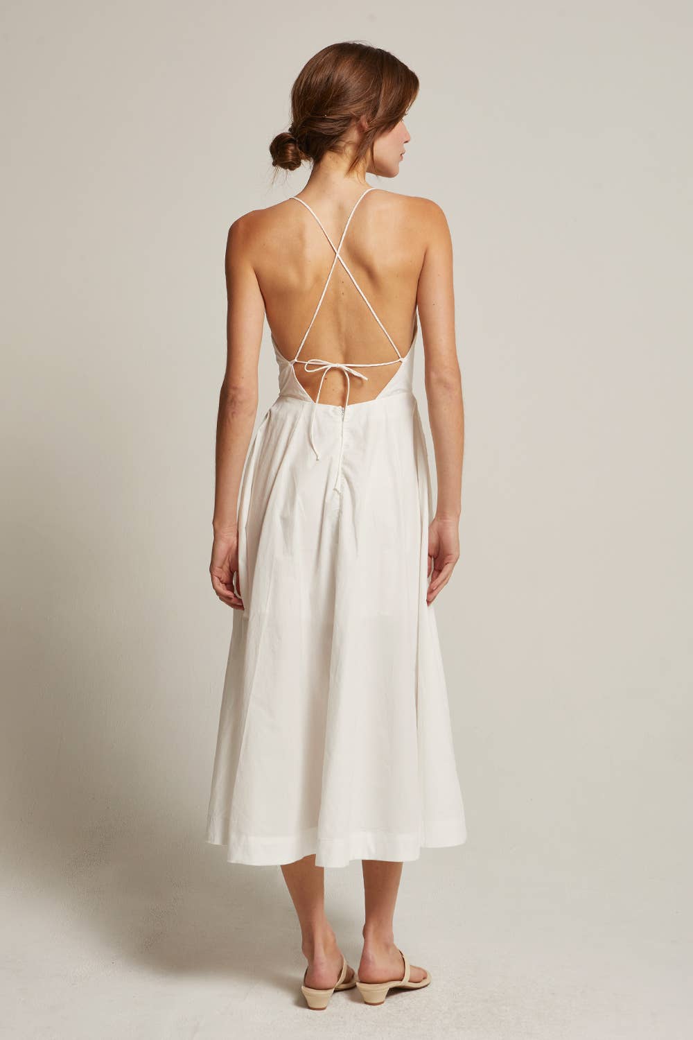 Eunice Cotton Poplin Midi Dress