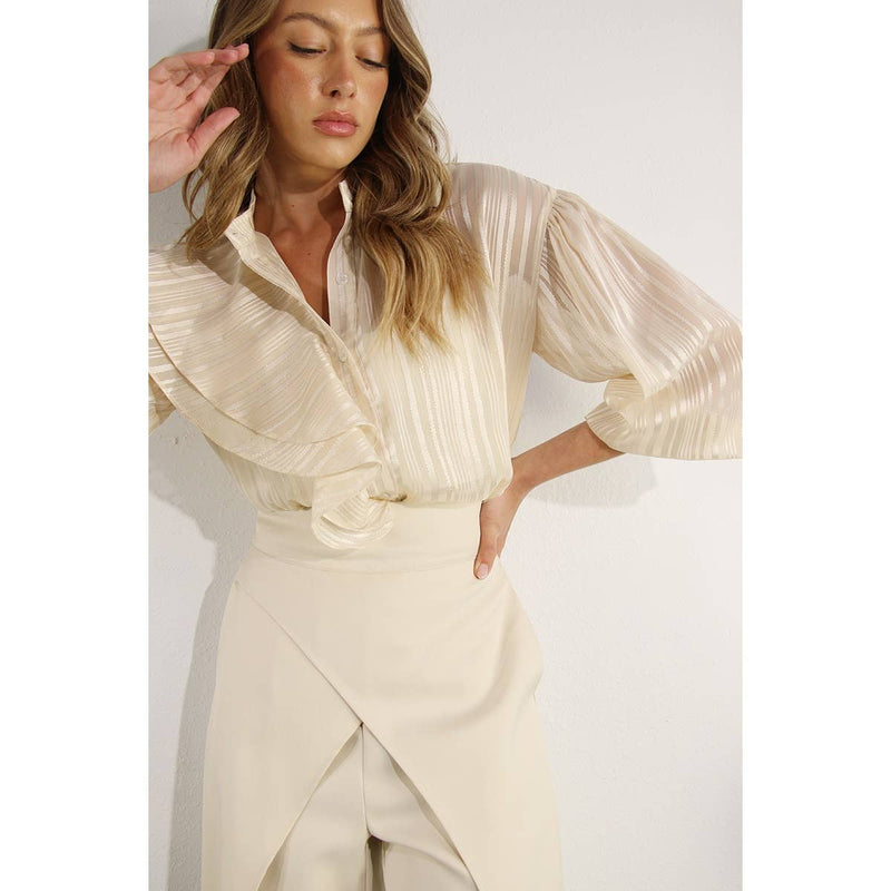 Arena Ruffle Blouse