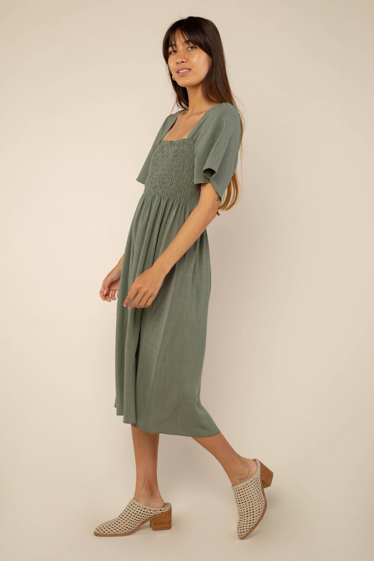 Sonny Dress in Sage
