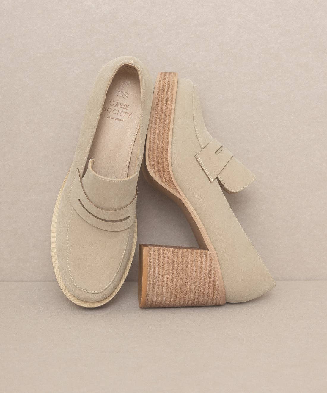 Hannah Platform Penny Loafers