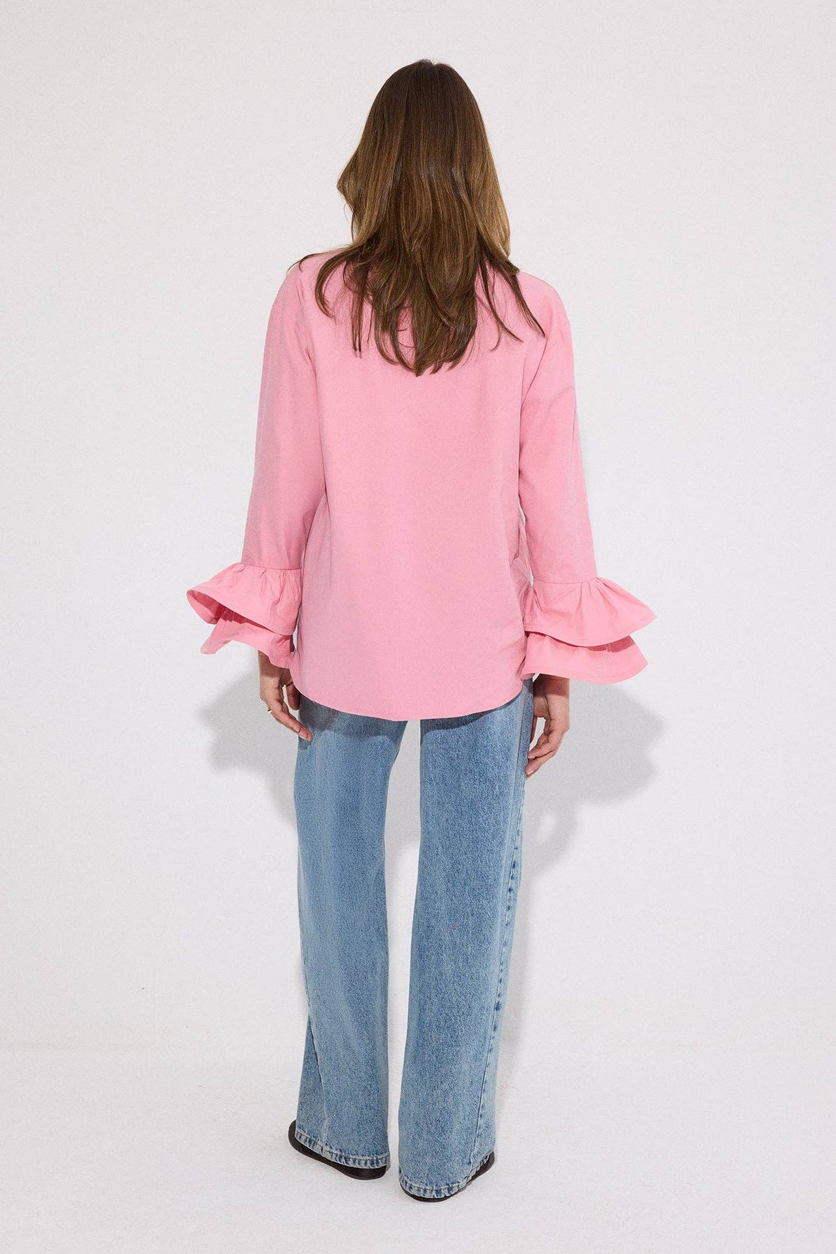 Liza Poplin Shirt / Pink