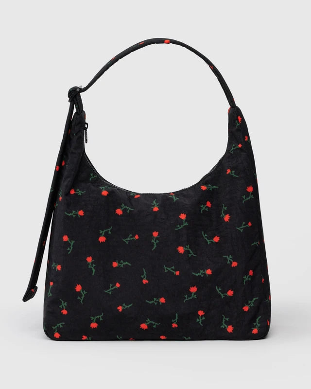 Nylon Shoulder Bag / Painted Wildflower