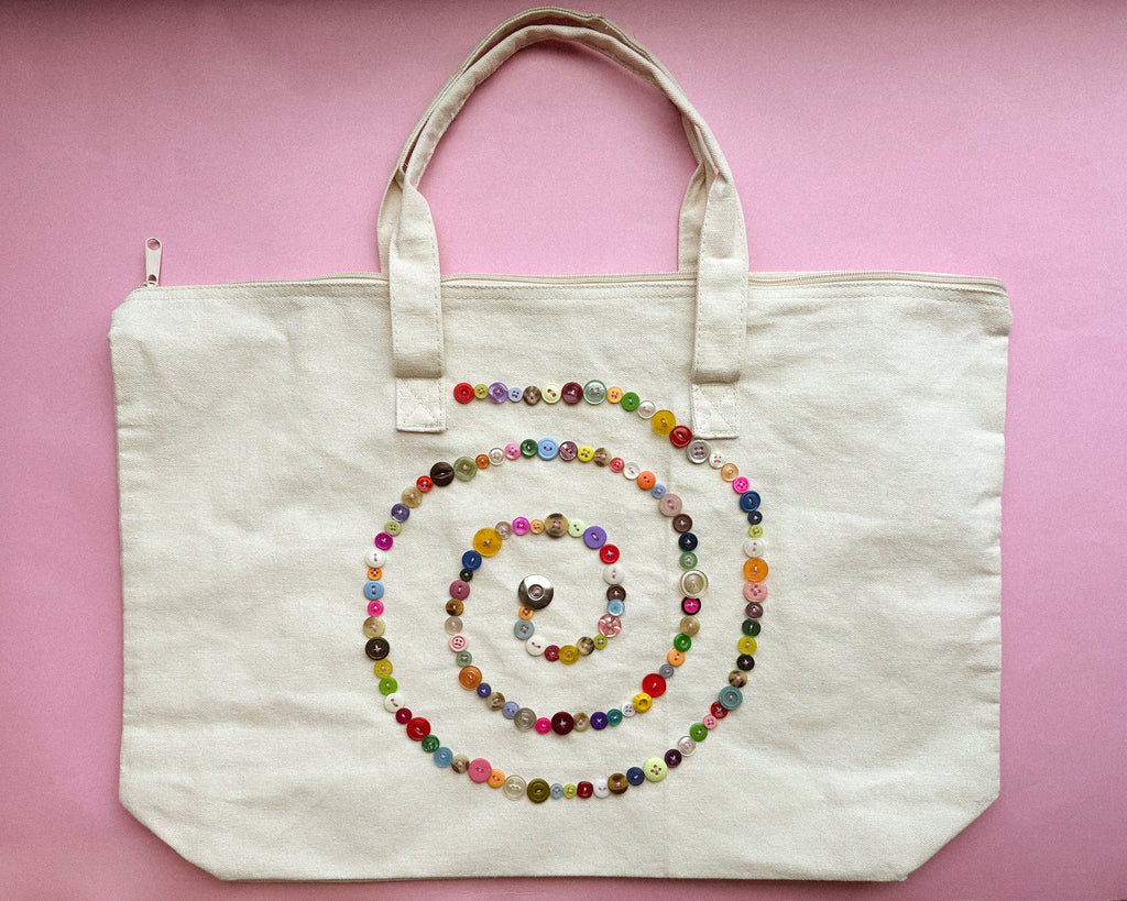 Spiral Button Bag