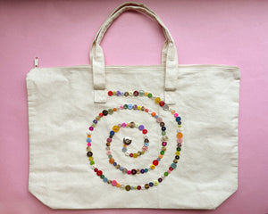 Spiral Button Bag