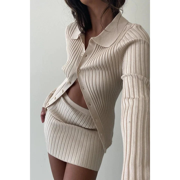 Cleo Rib Knit Skirt