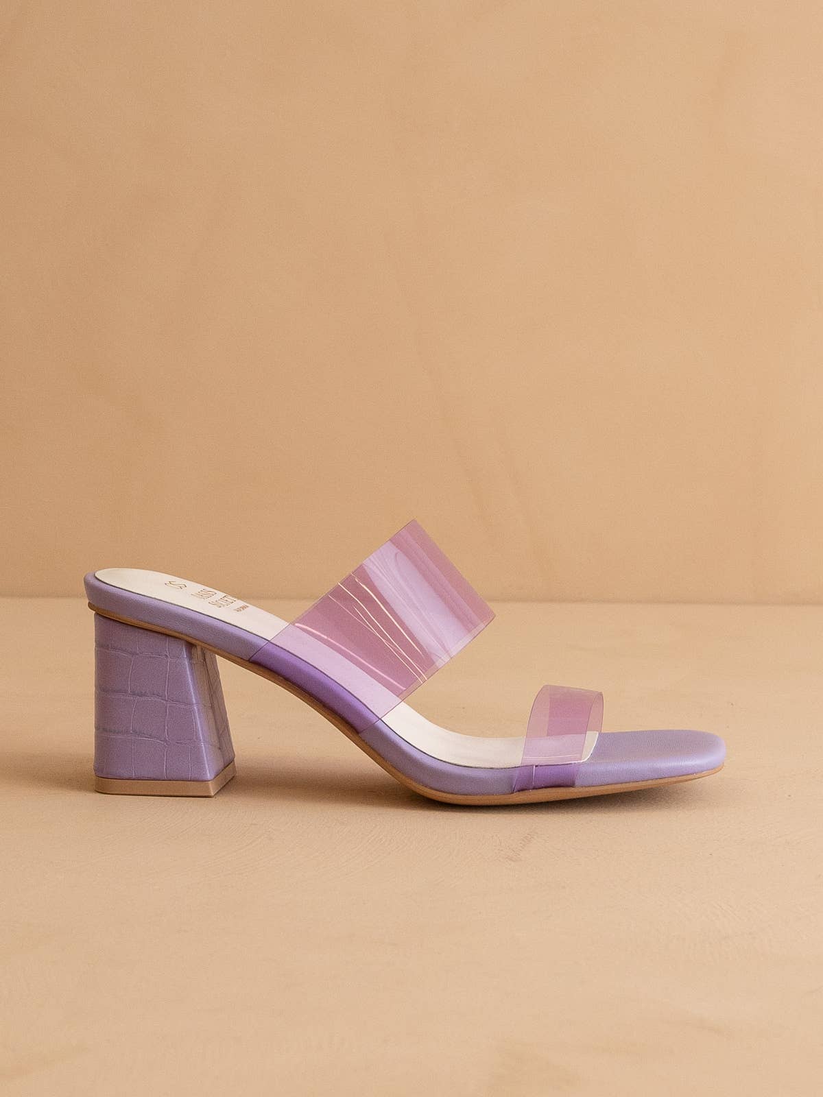 Receipt Heel in Lavender