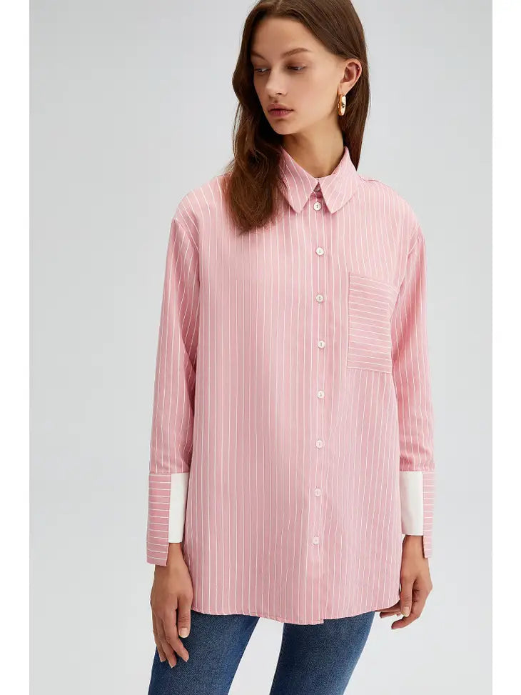 Melissa Striped Poplin Shirt