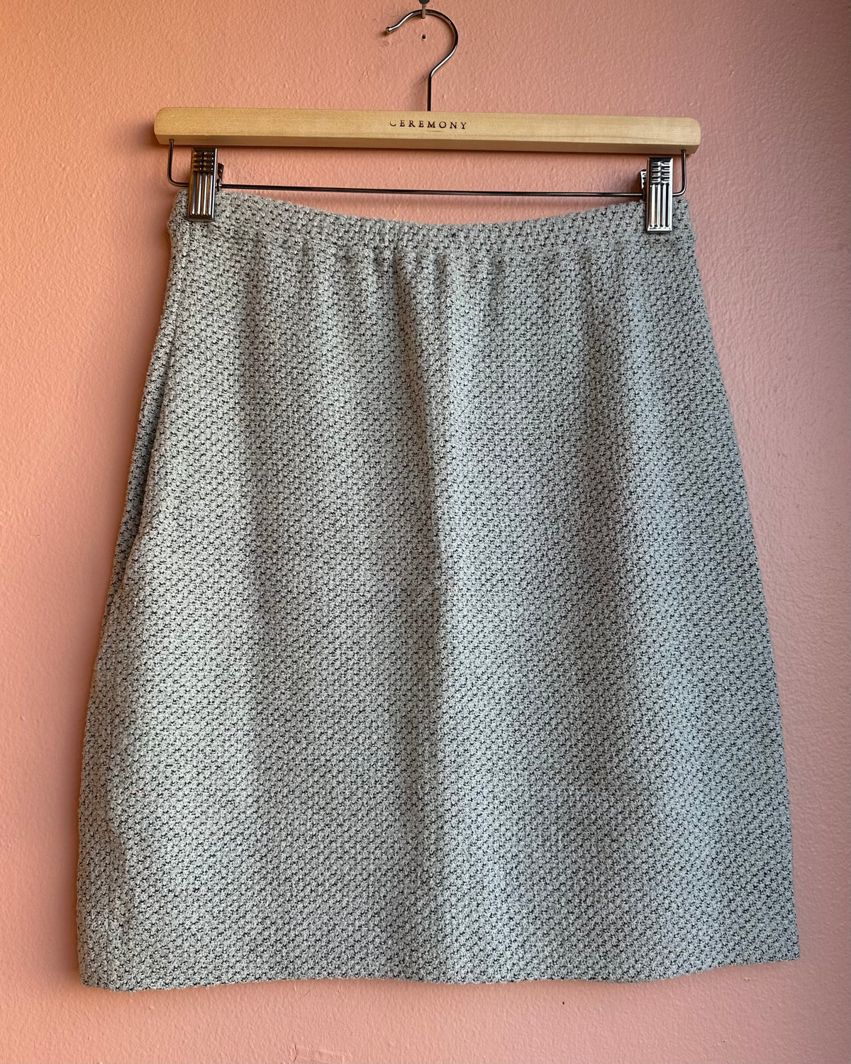 St. John Blue Knit Skirt / sz 4