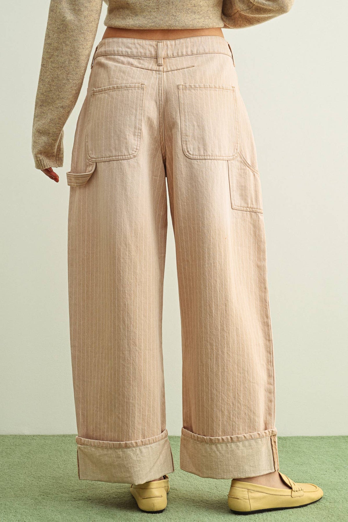 Lara Cuffed Cotton Pants
