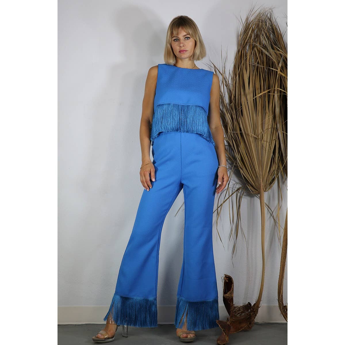 Tassel Pants / Blue