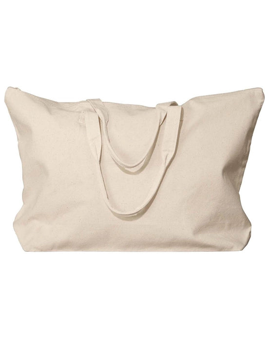 Cotton Canvas Gusseted Bag