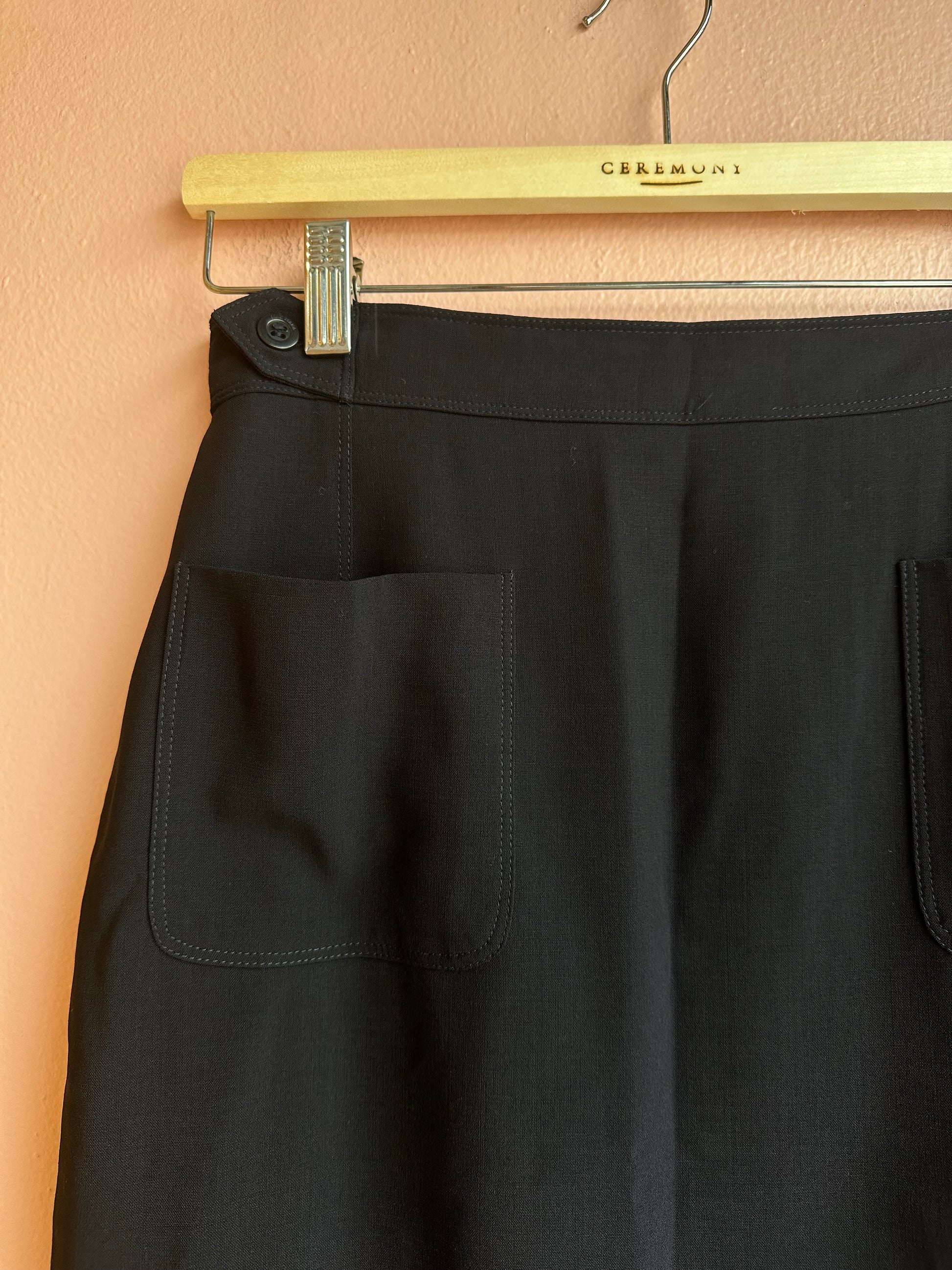 Max Mara Wool Skirt / Size 8