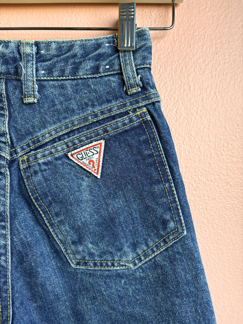 Vintage Guess Tapered Jeans / Sz 27