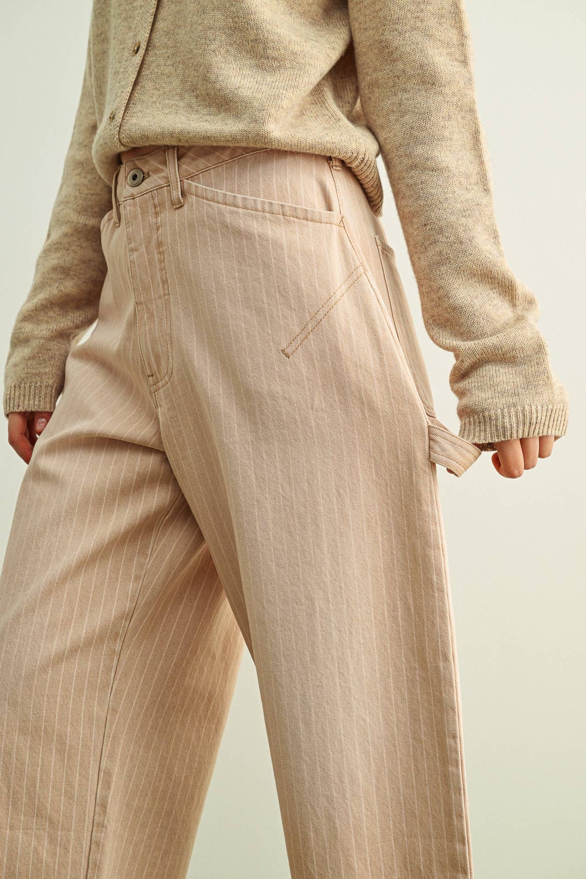 Lara Cuffed Cotton Pants