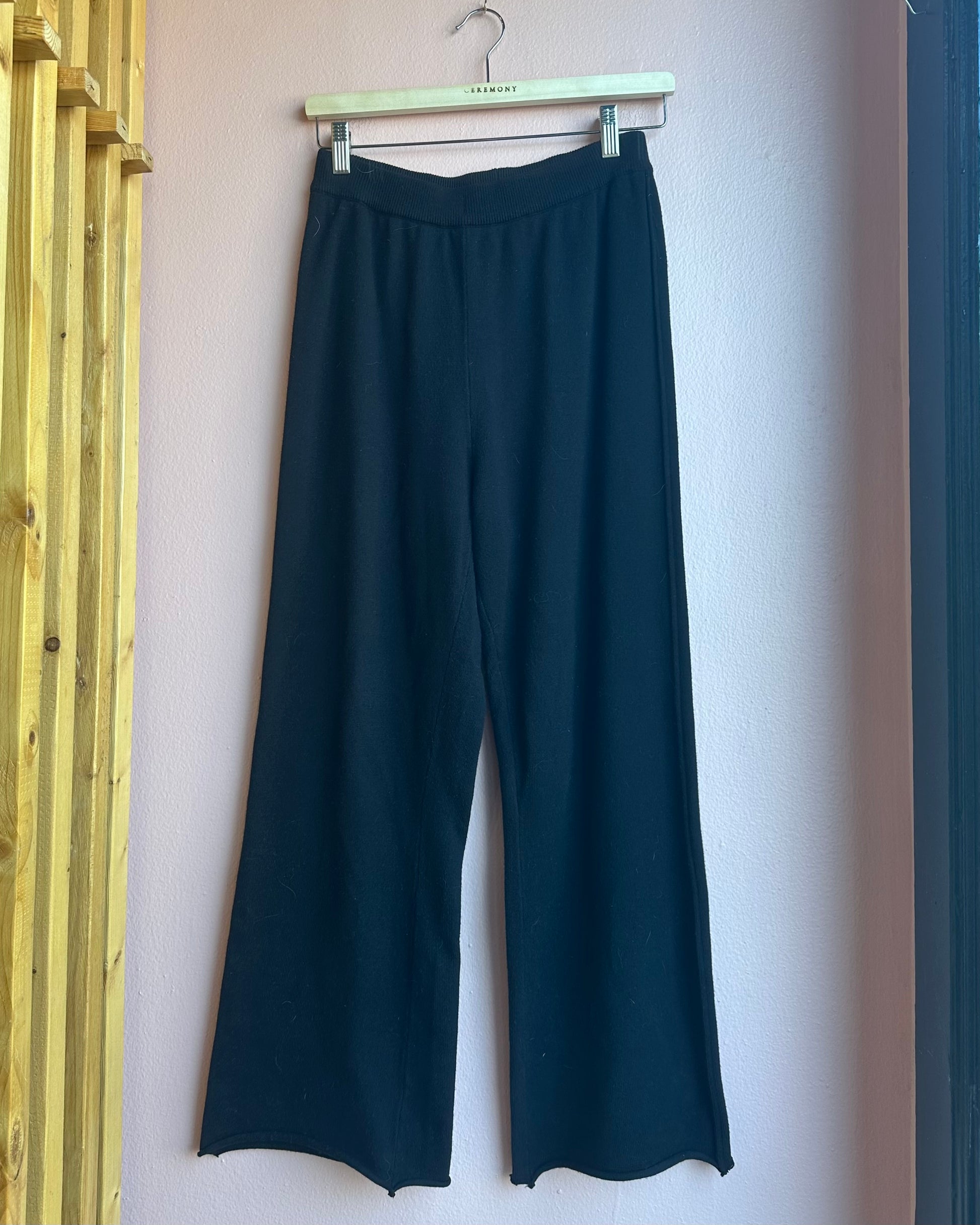 Wide Leg Knit Pants