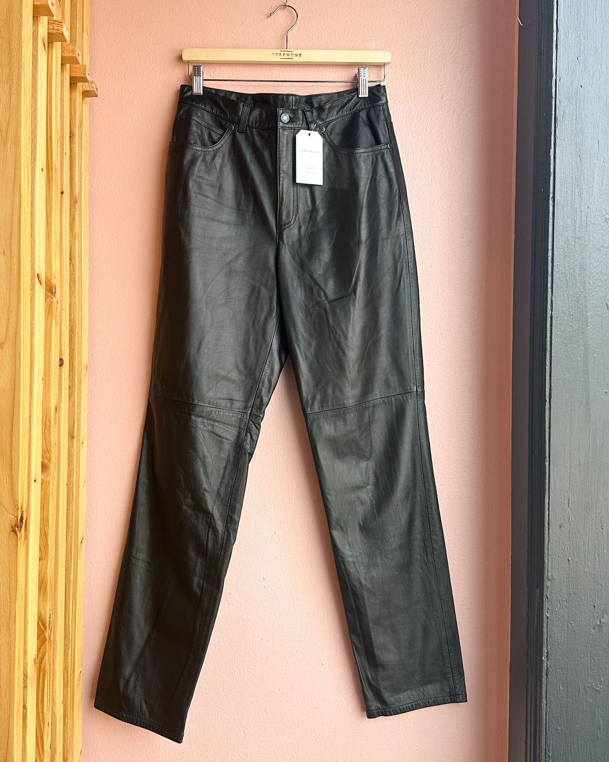 Jones New York Leather Pants / Size 8