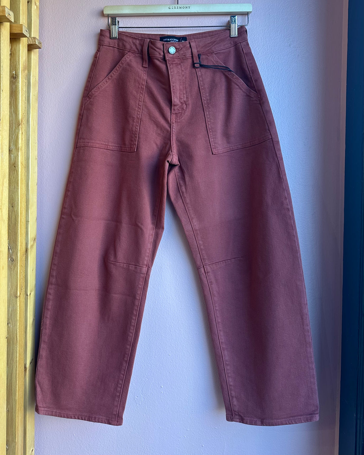 Mila Barrel Pants / Tomato