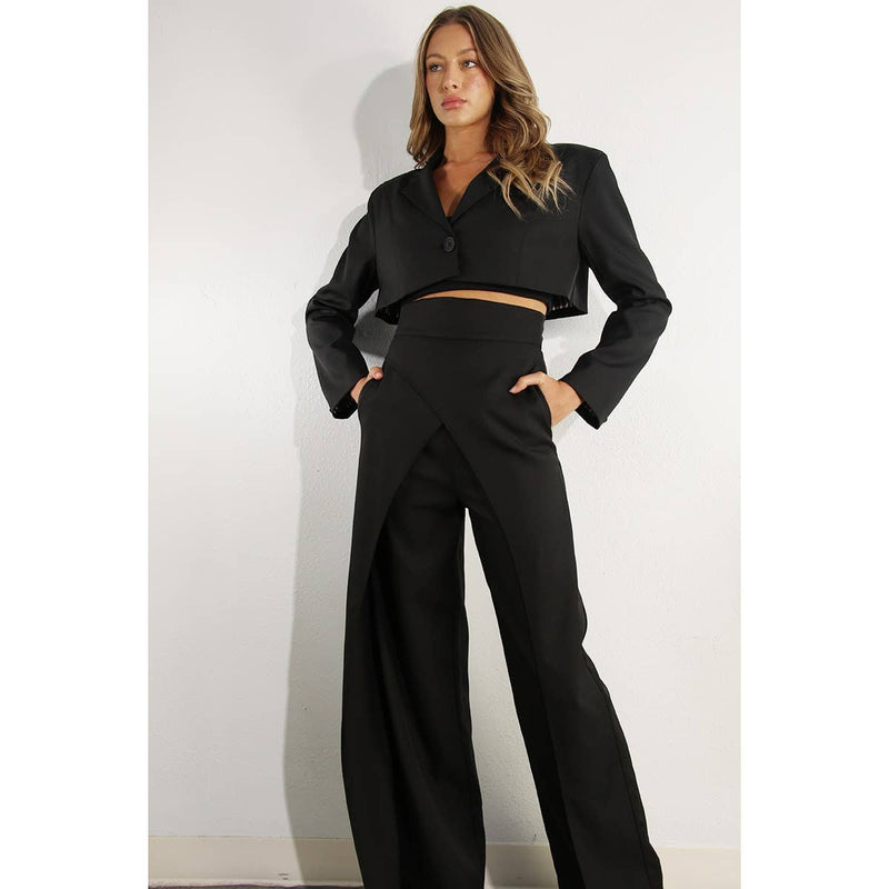 Lysette Back Tie Flyaway Pants