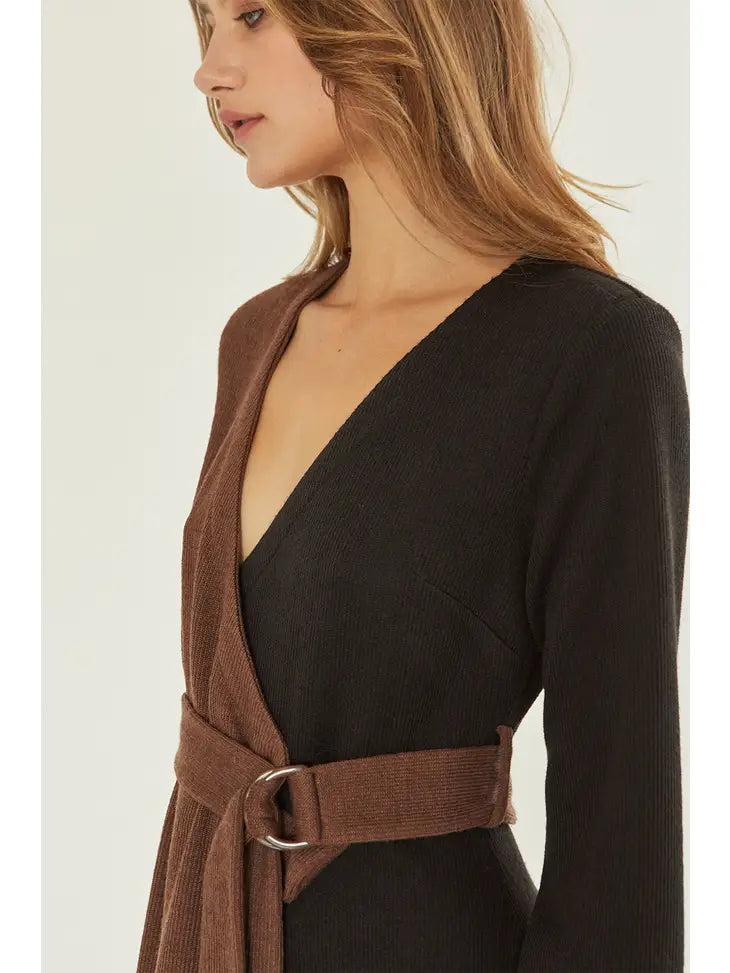 Shay Knit Wrap Dress