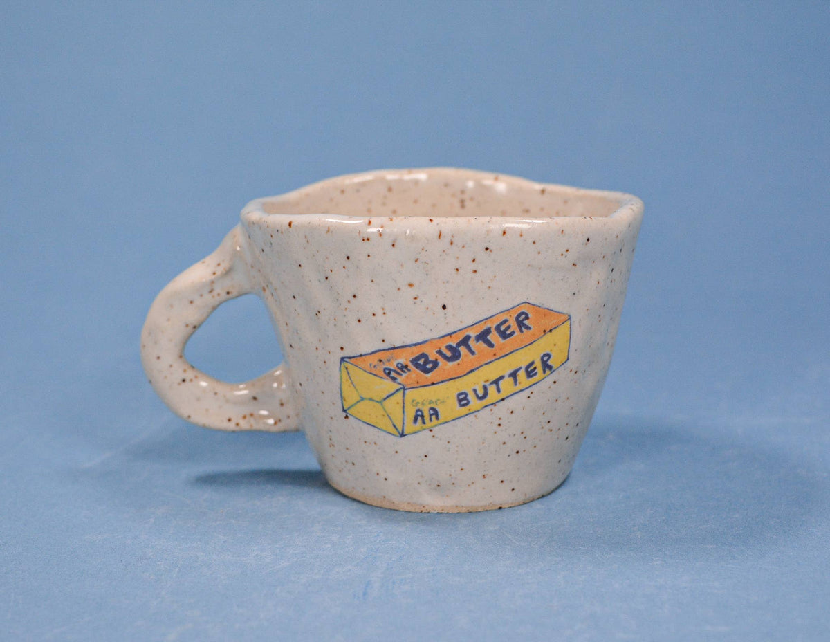 Butter Handmade Speckled Ceramic Espresso Cup