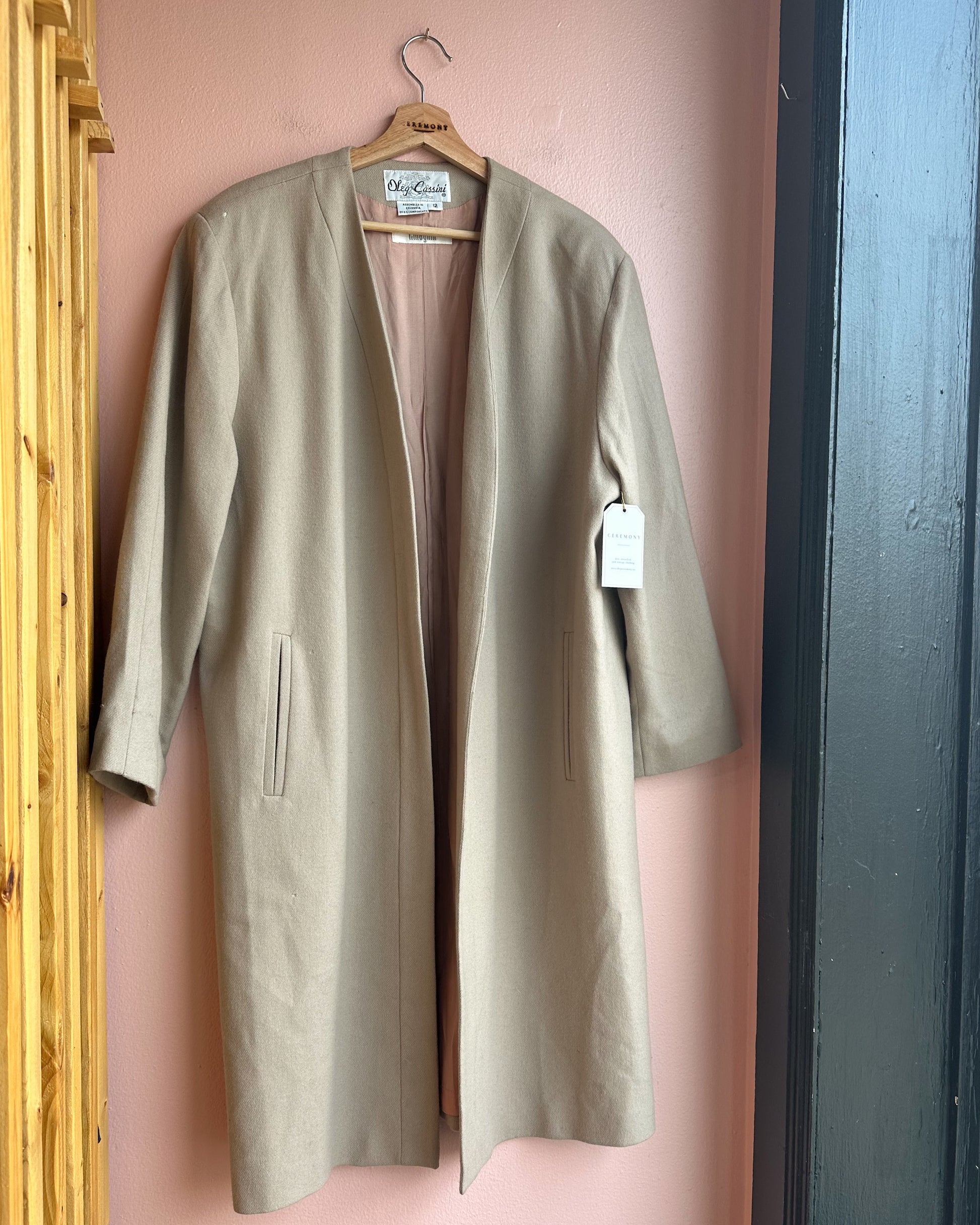 Oleg Cassini Wool Coat