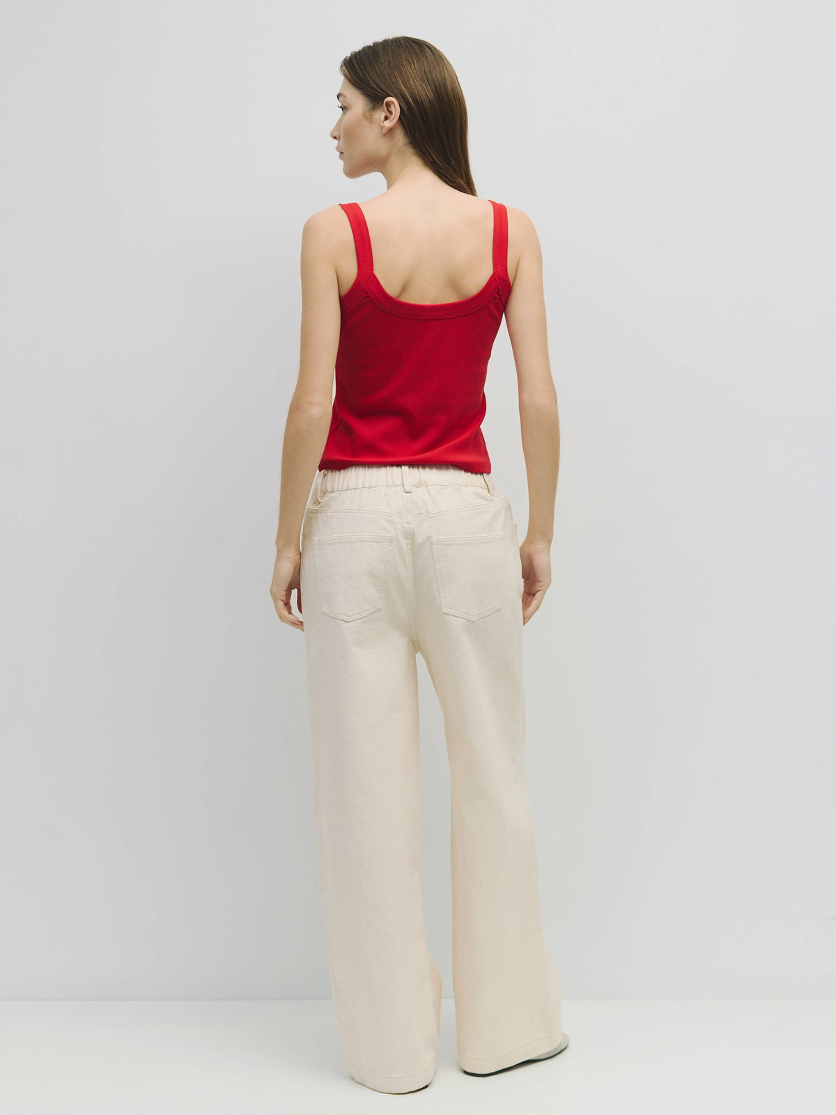Shay Tank Top in Red