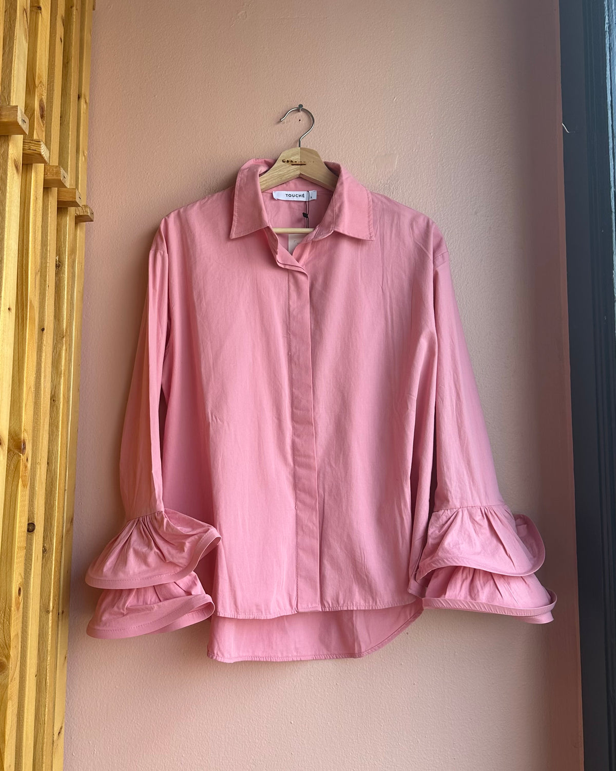Liza Poplin Shirt / Pink