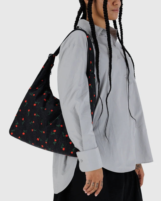 Nylon Shoulder Bag / Painted Wildflower