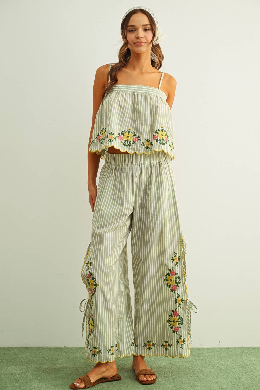 Leander Embroidered Pants