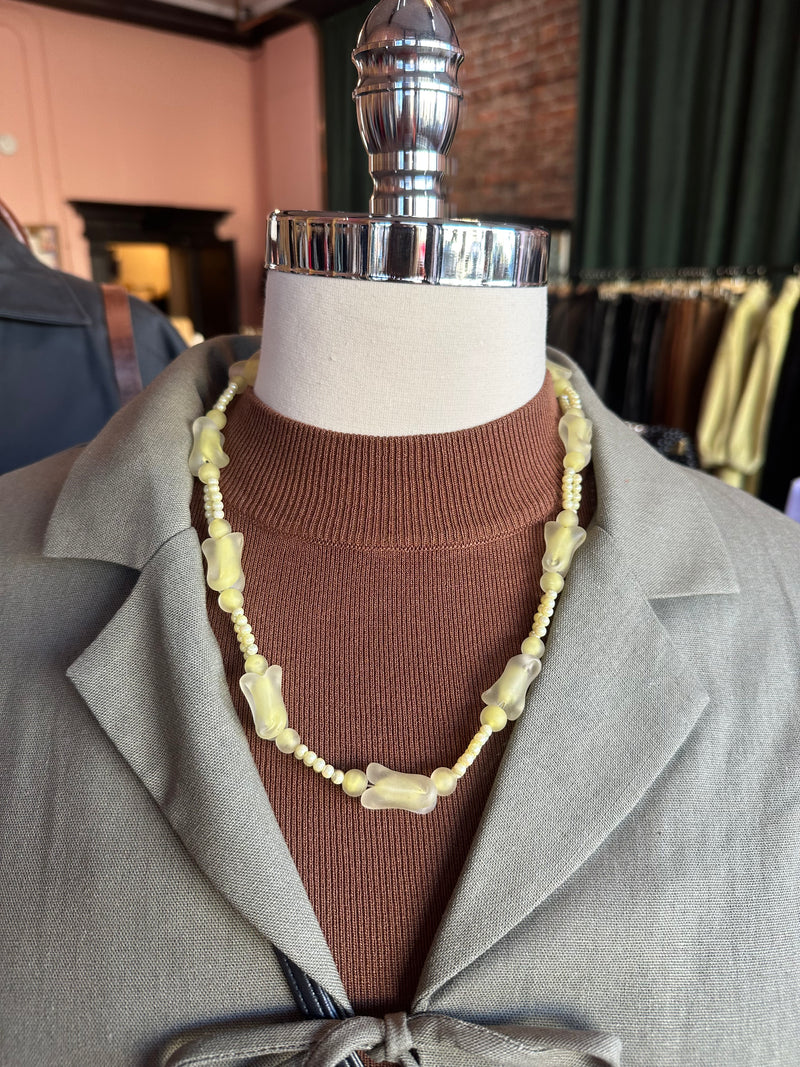 Vintage Necklace / Yellow