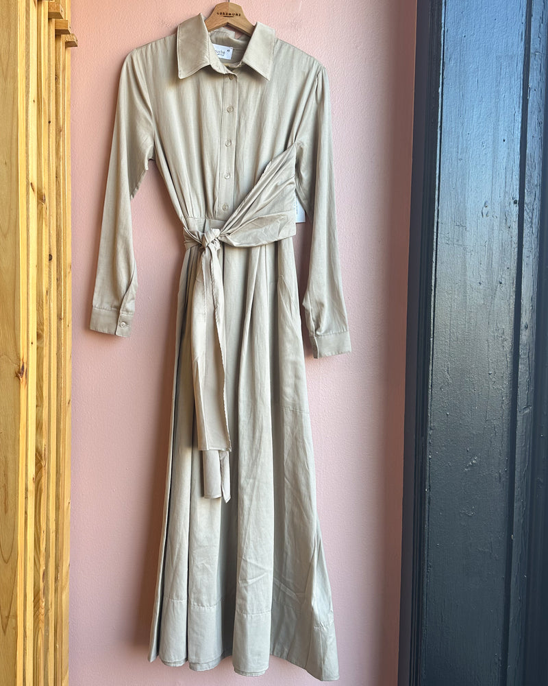 Khia Cotton Shirtdress
