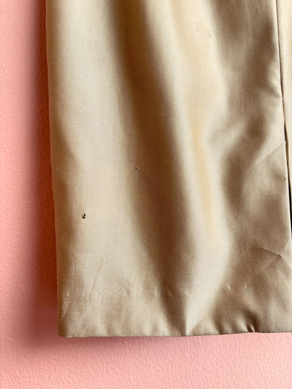 Lafayette Camel Silk Pencil Skirt / Size 0