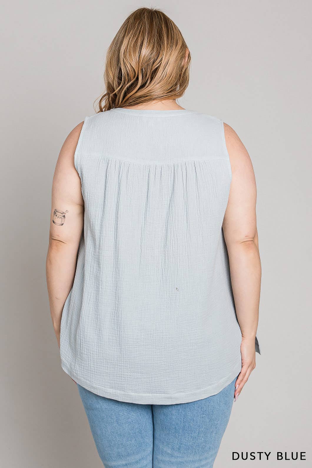 Cotton Ciele Top / Dusty Blue