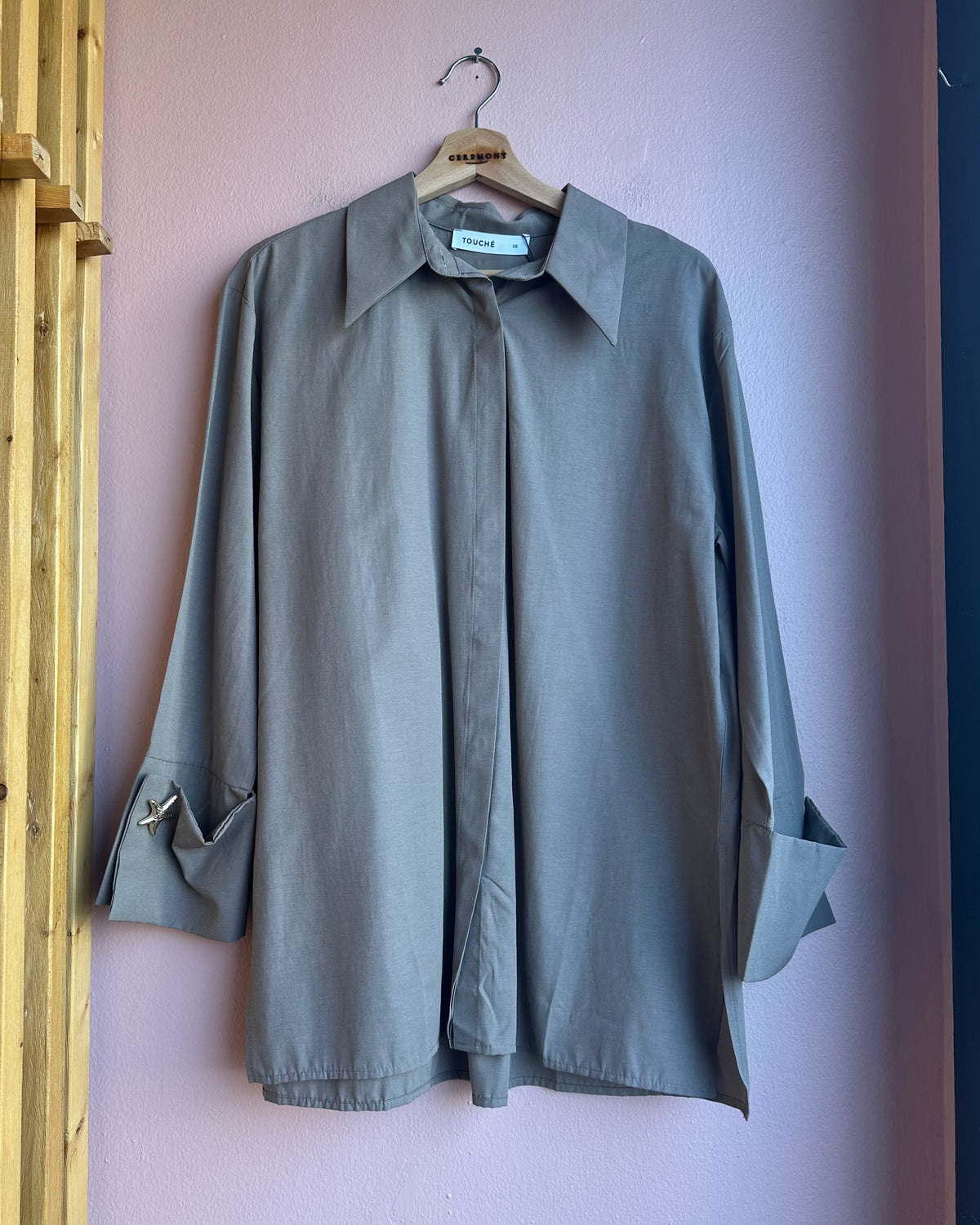 Maja Star Cuff Shirt / Mink