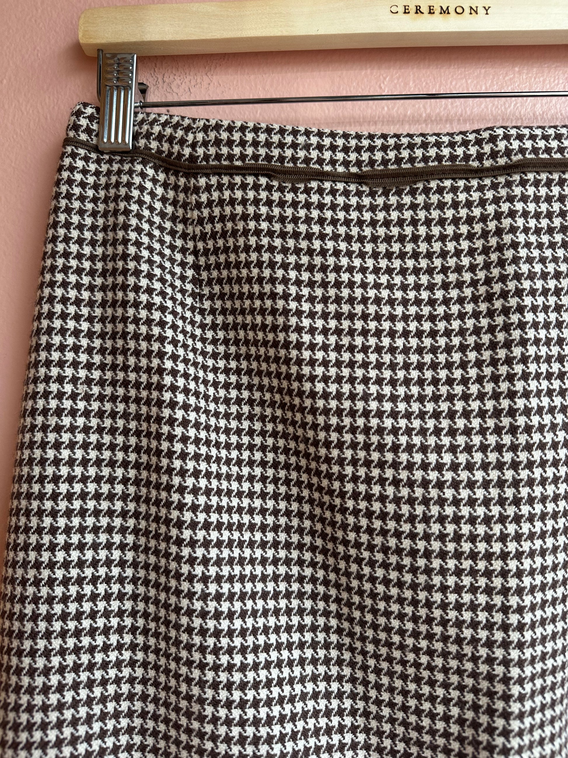 Vintage Escada Wool Skirt / Size 10