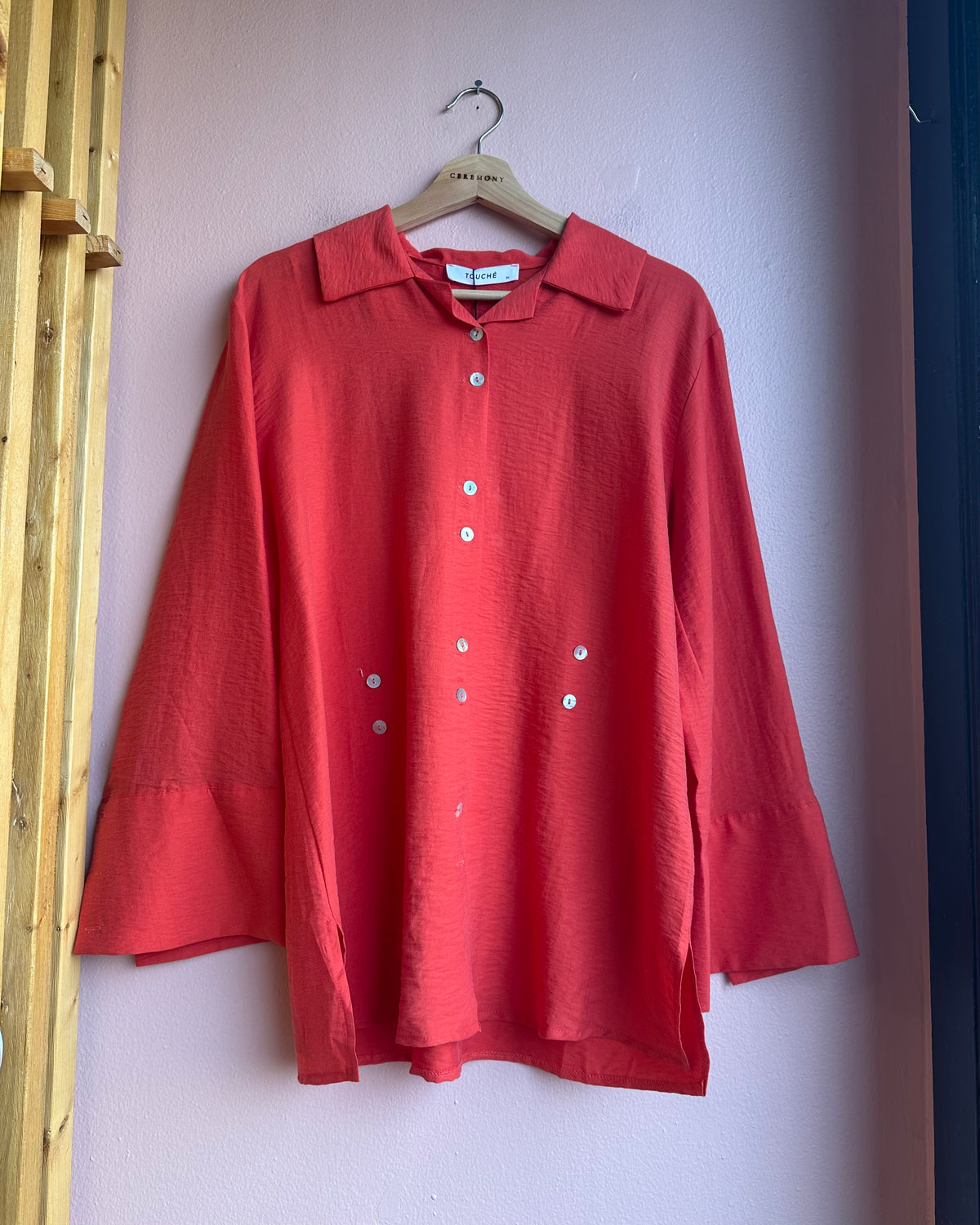Adele Shell Button Shirt