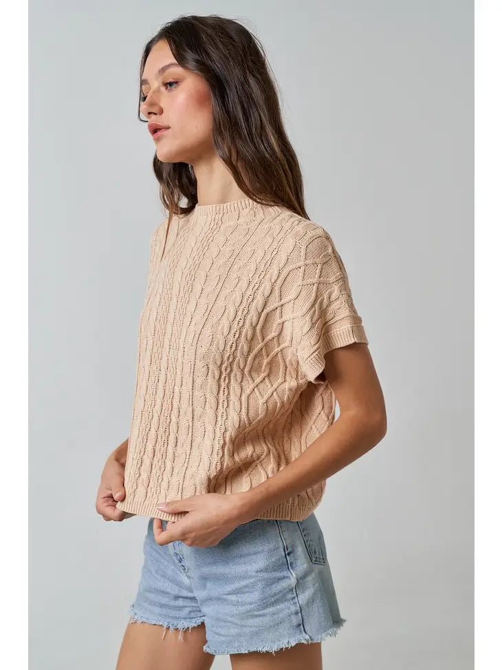 Almond Sweater Tee