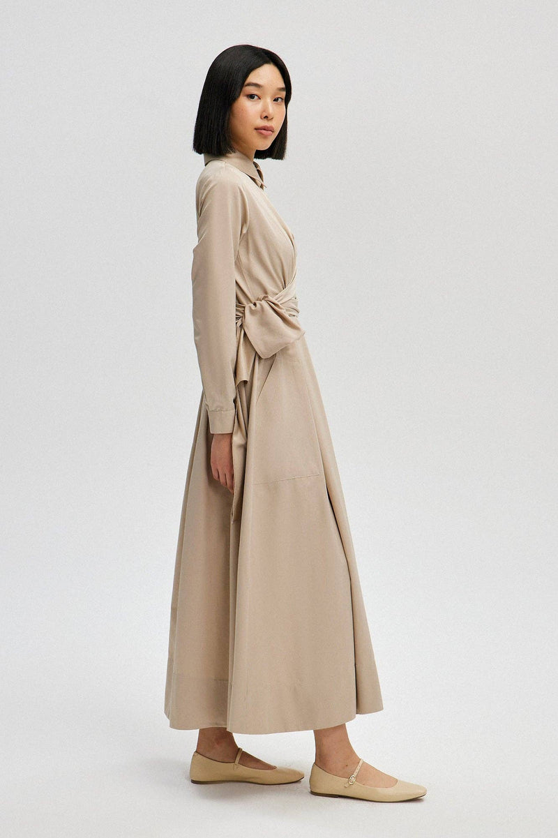 Khia Cotton Shirtdress
