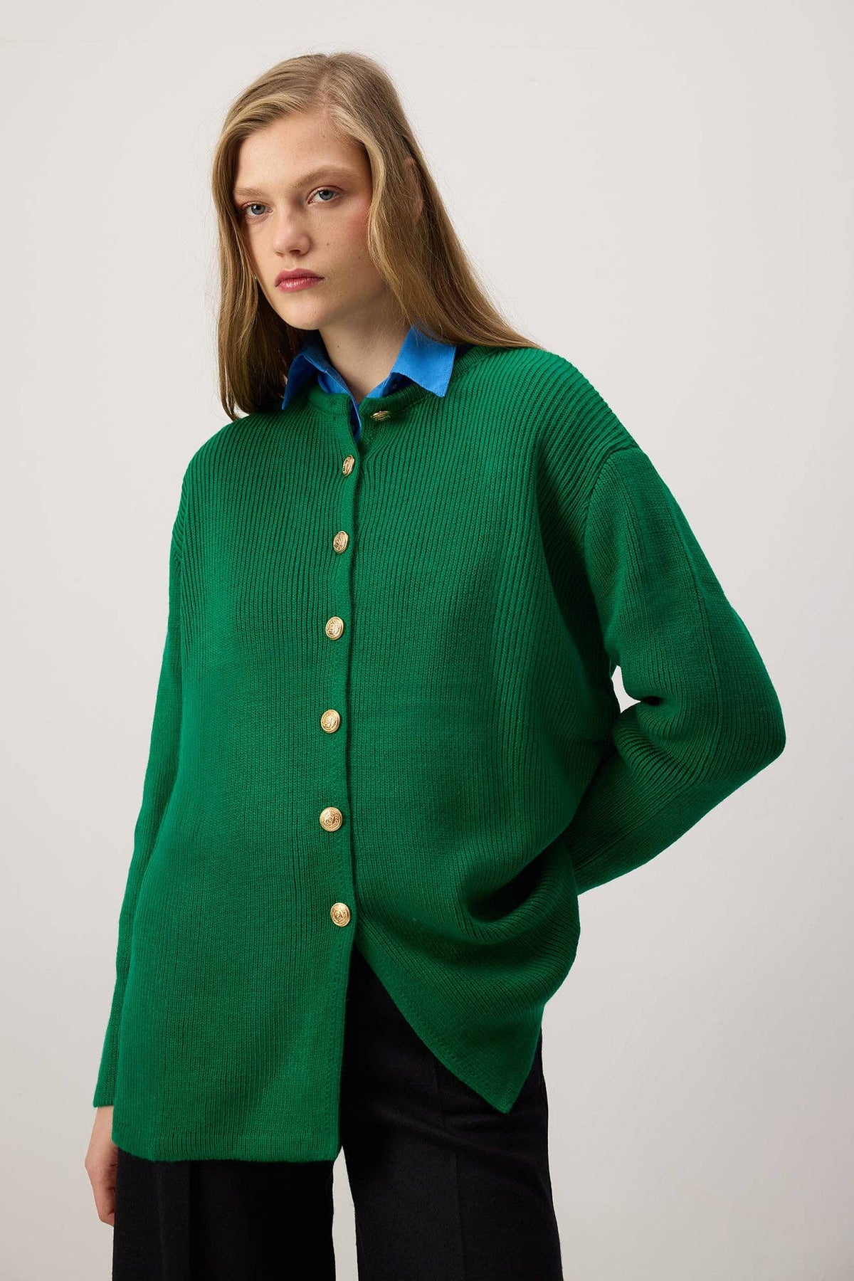 Dawn Cardigan in Kelly