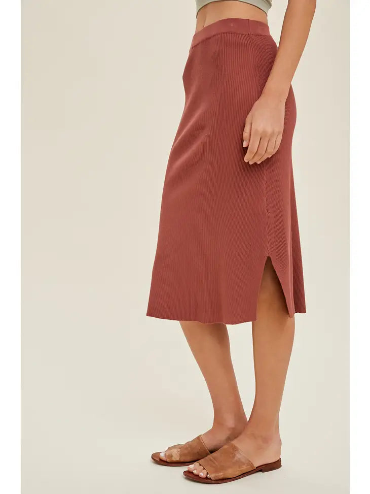 Sienna Ribbed Skirt