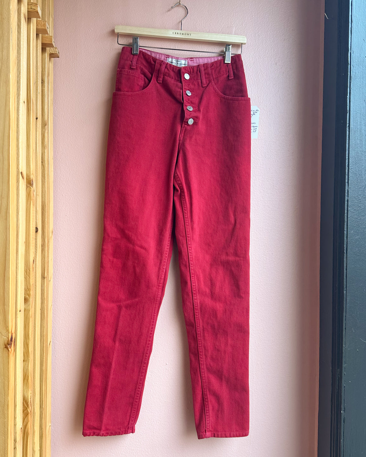 Guess Red Denim / Size 28