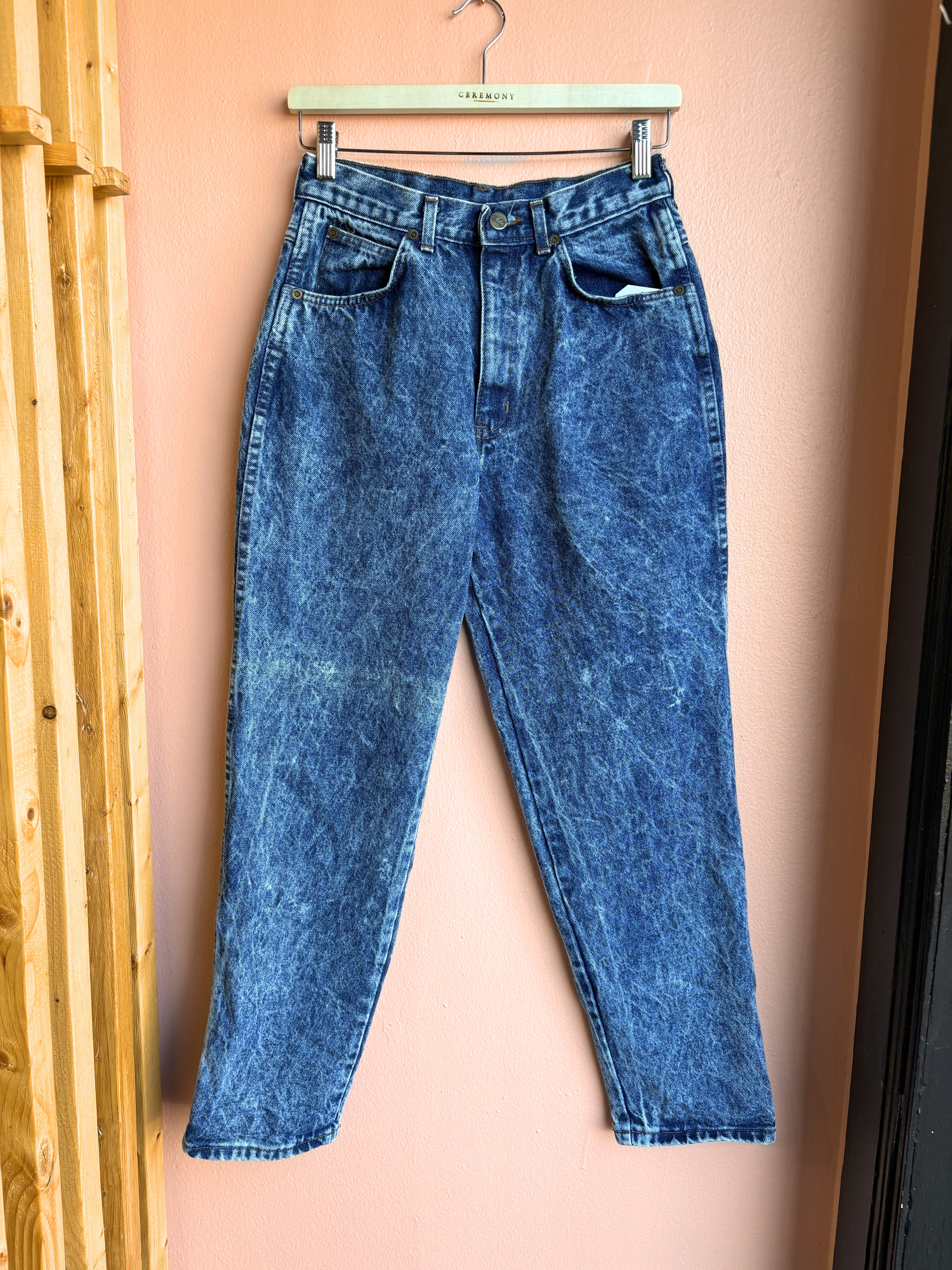 Vintage Chic Acid Wash Jeans / 12P