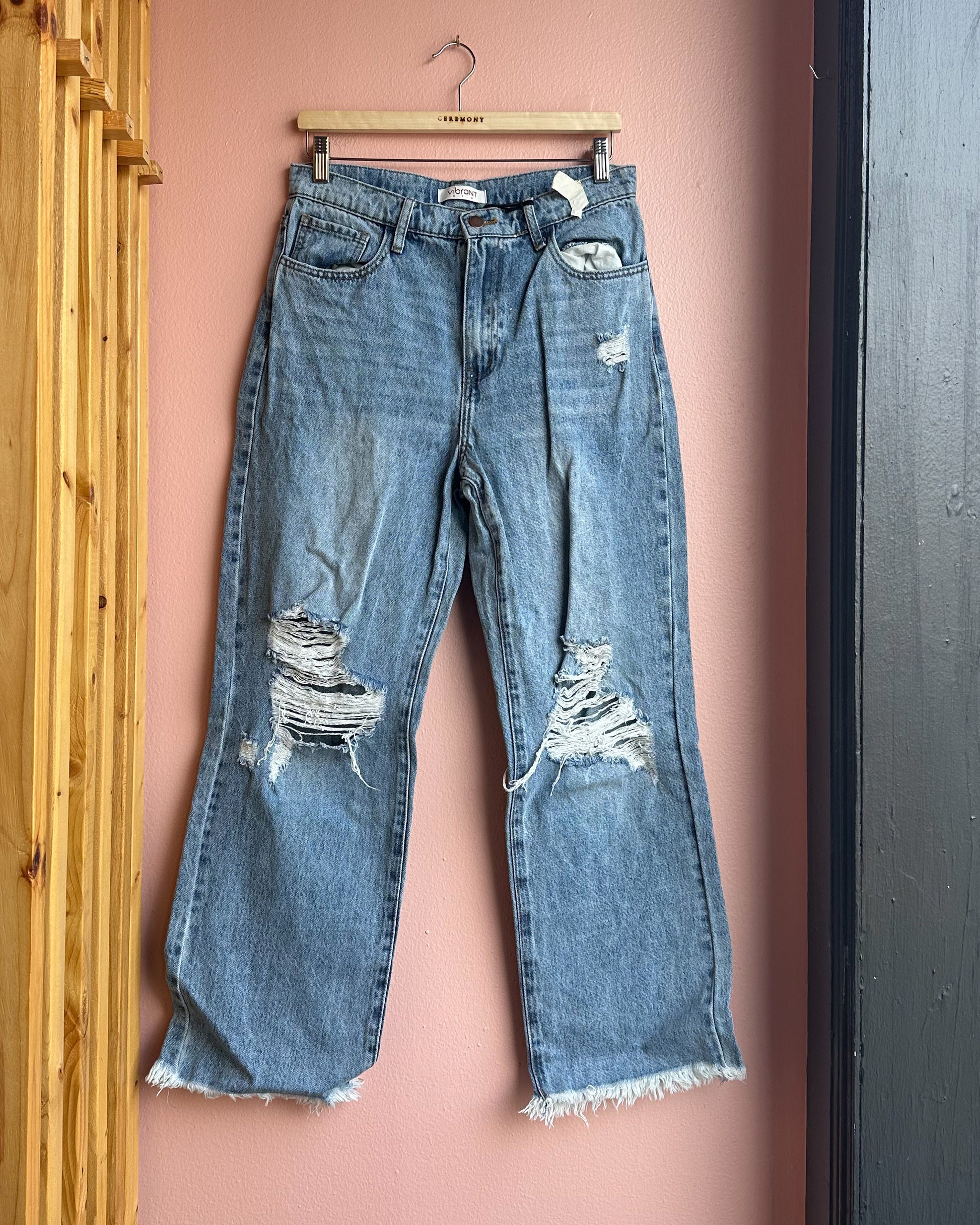 Vibrant Wide Leg Jeans