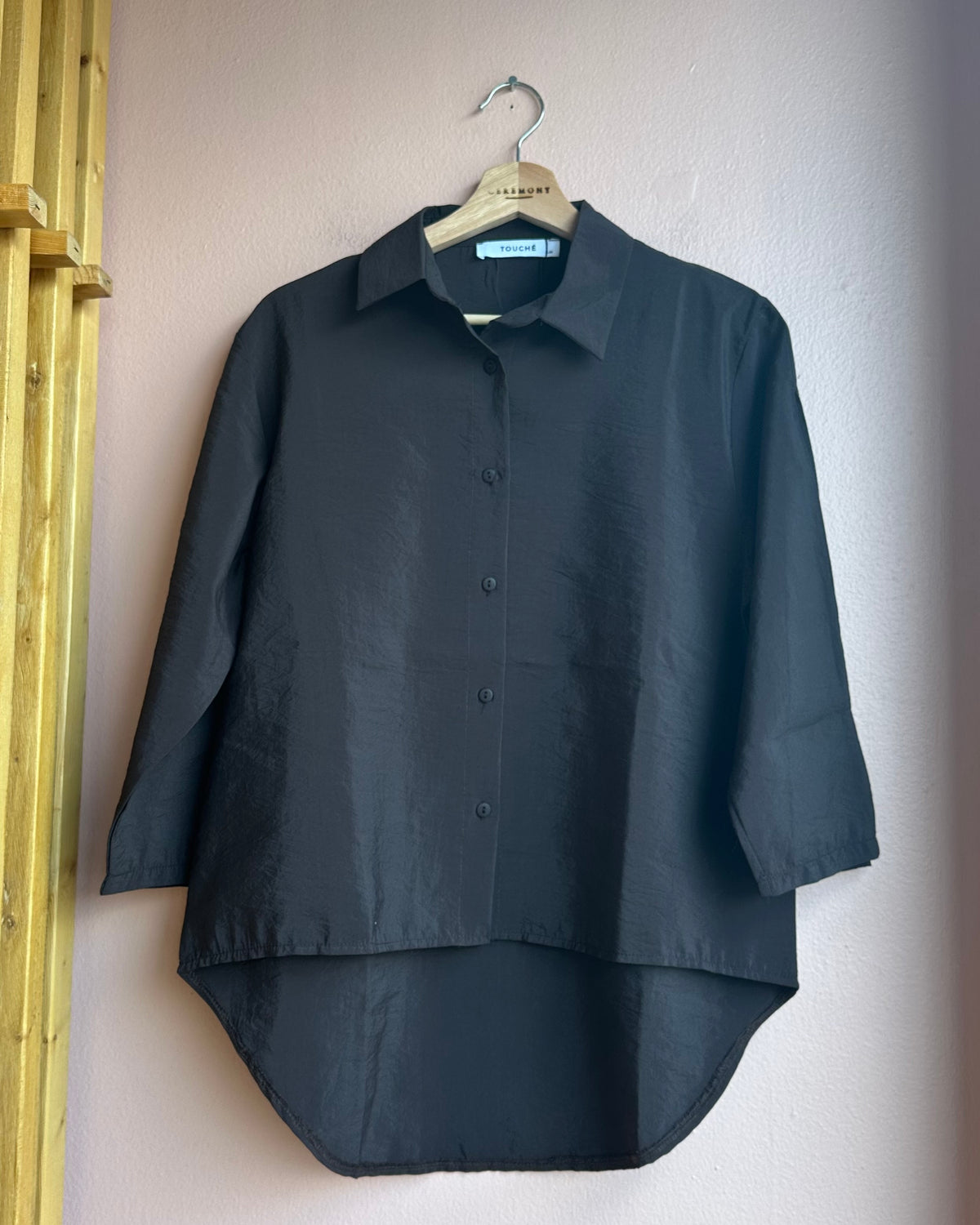 Celeste Button-Down Top / Cocoa