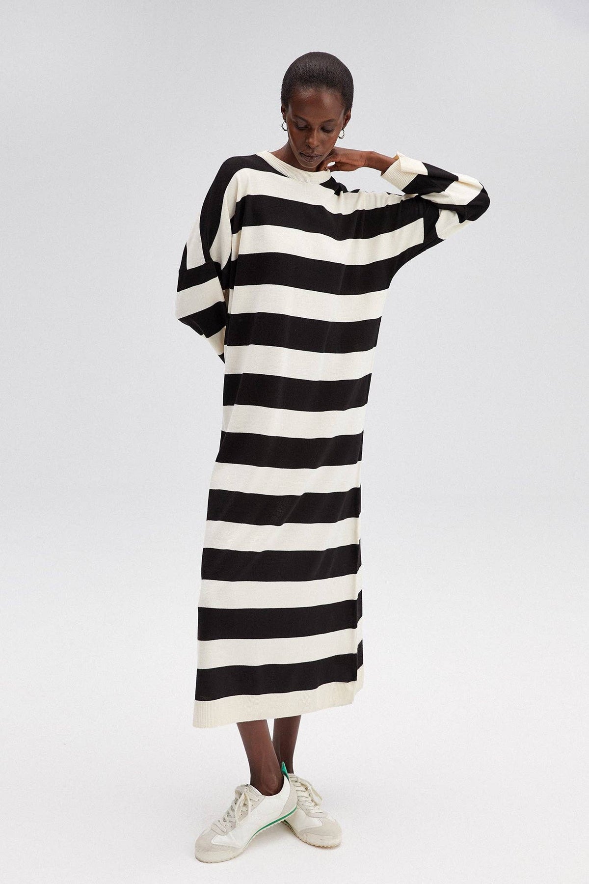 Ester Knit Striped Dress