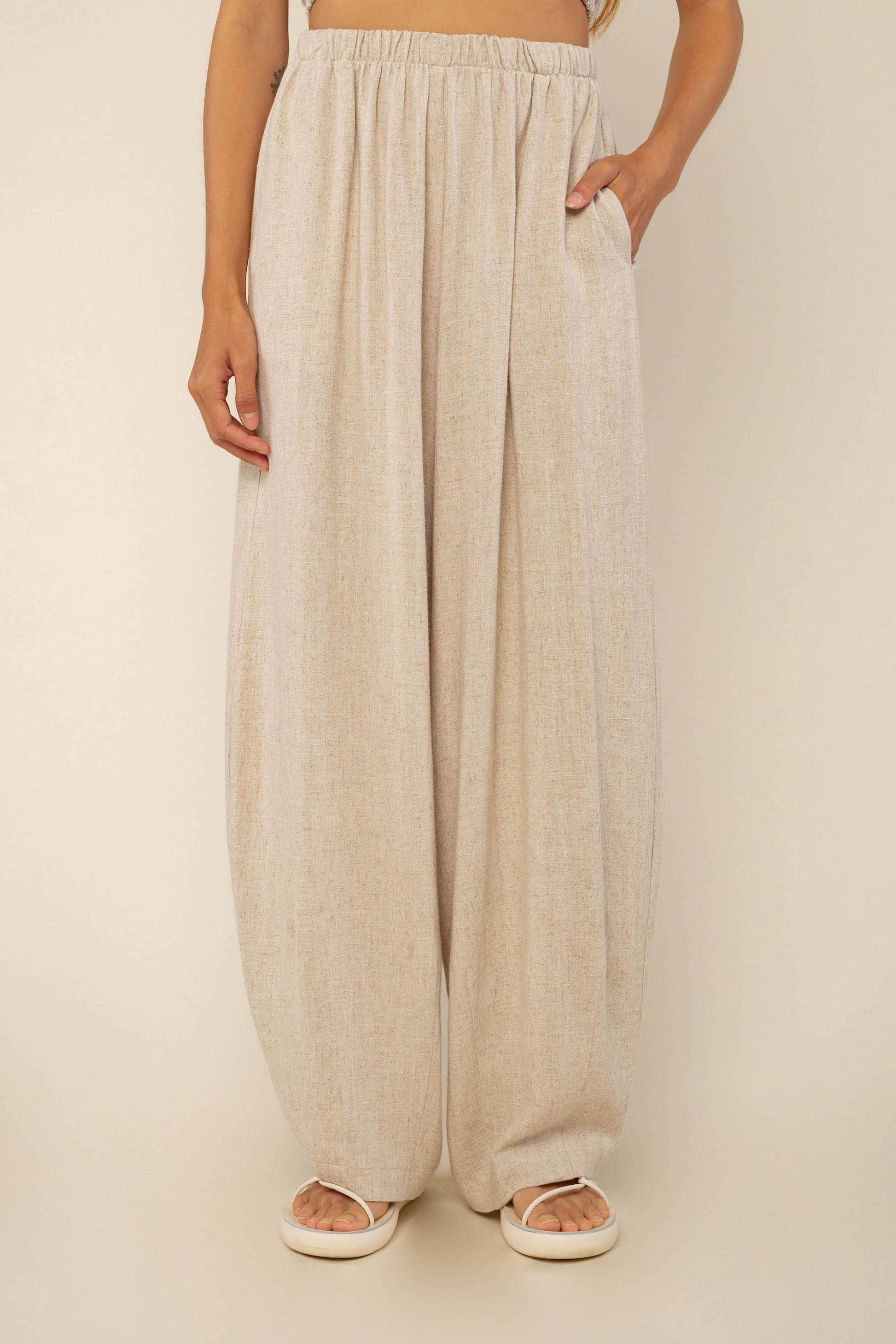 Linen Lantern Pant